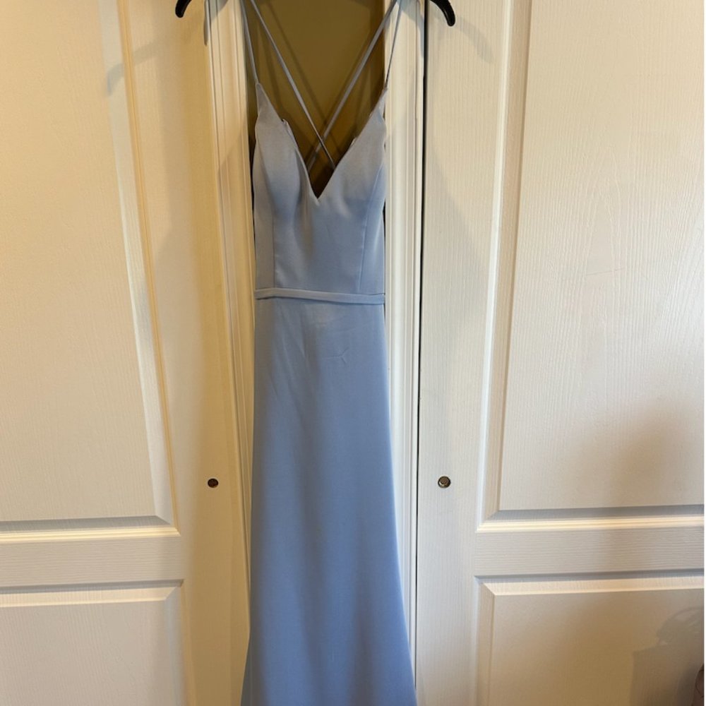 Light blue Jovani prom dress